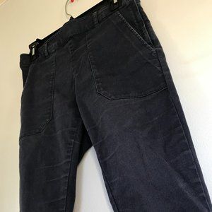 High Waisted Navy Blue work pants from H&M